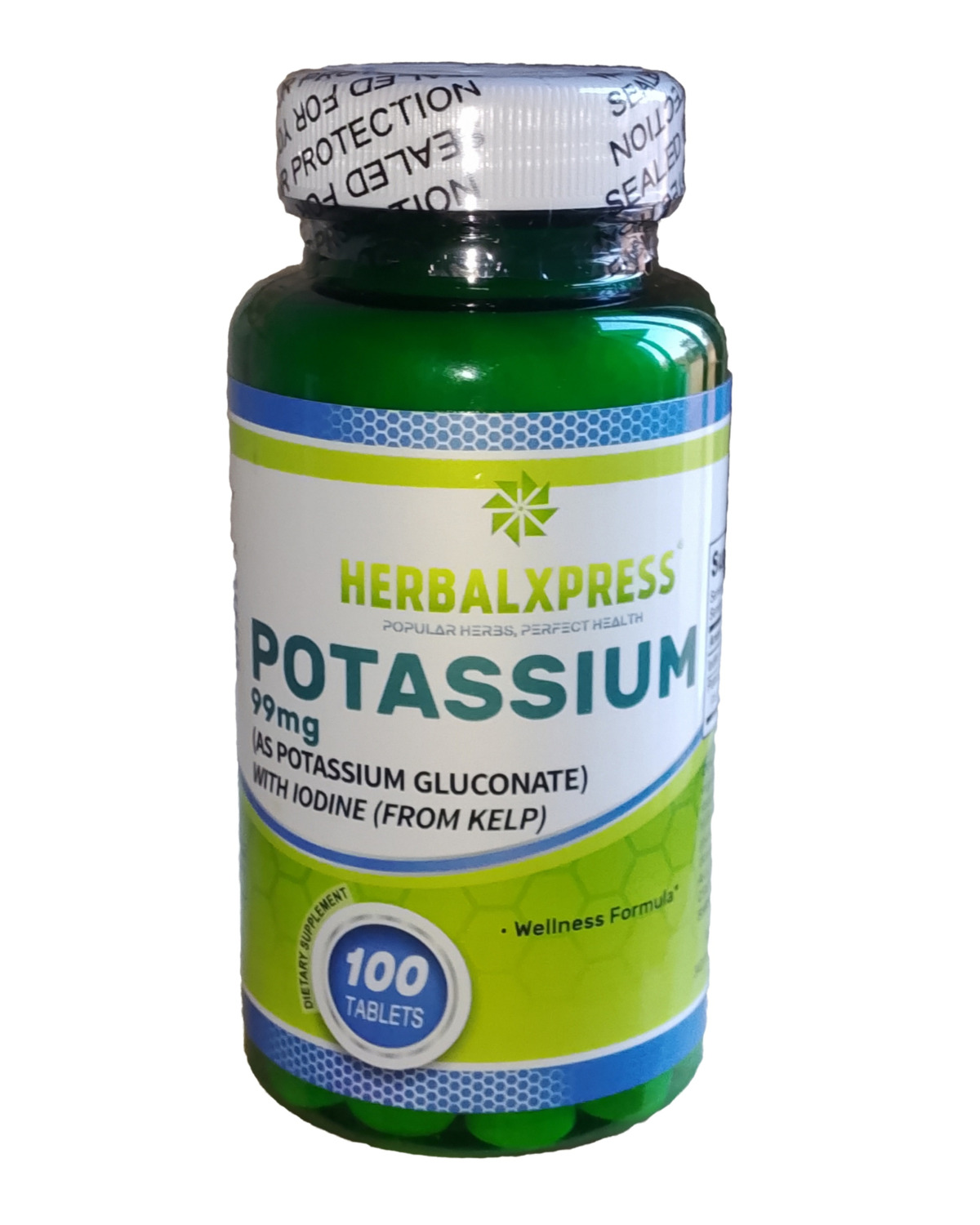 Herbalxpress Potassium Wellness Formula 99mg 