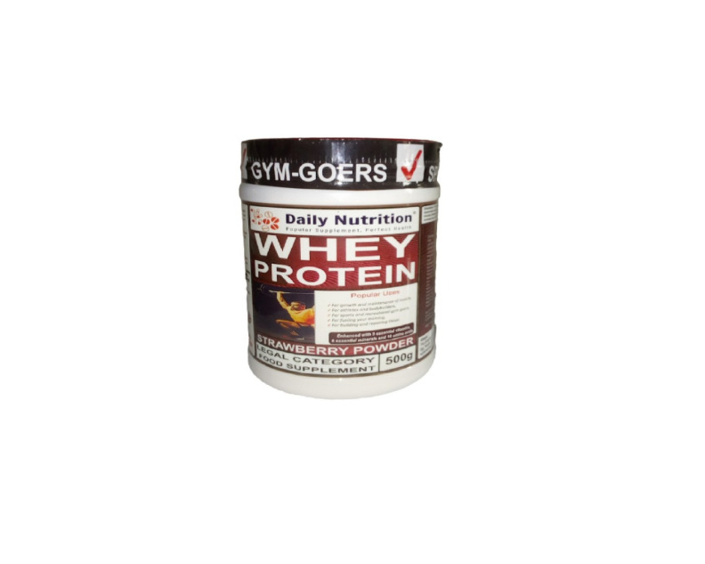 Whey Protein - Strawberry Powder 500g
