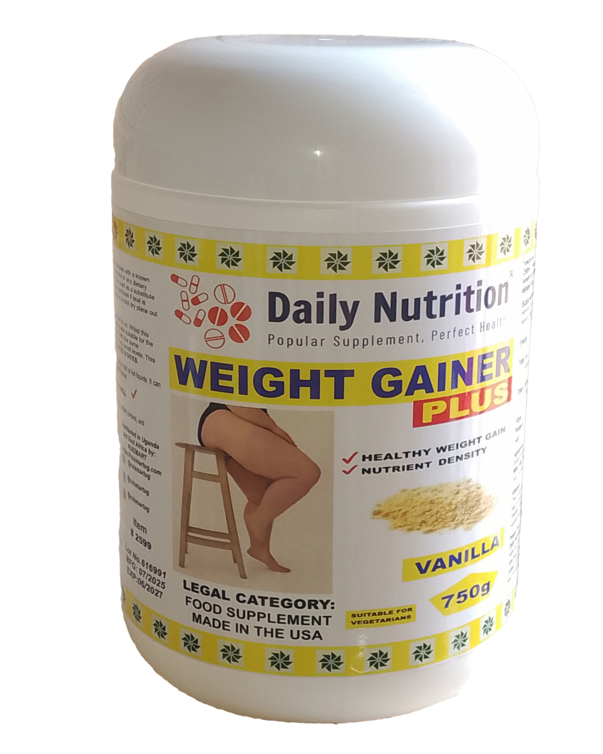 Weight Gainer Vanilla Flavour 750