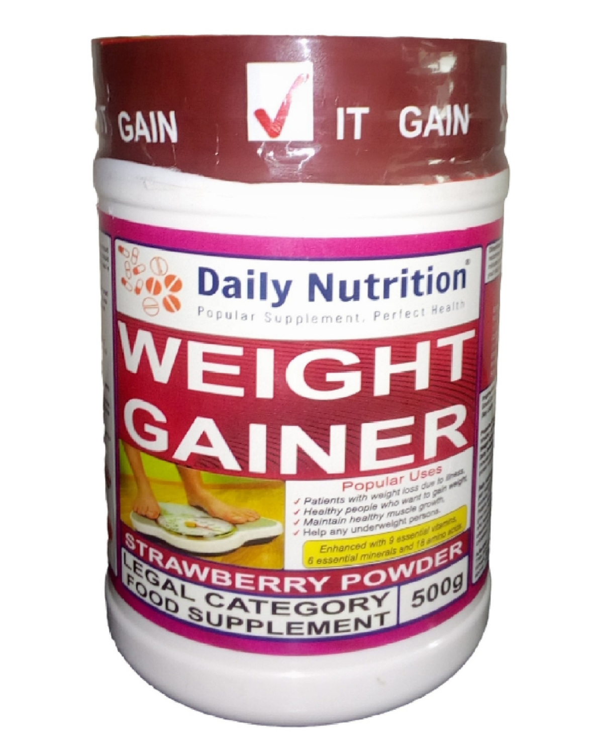 Weight Gainer Strawberry Flavour