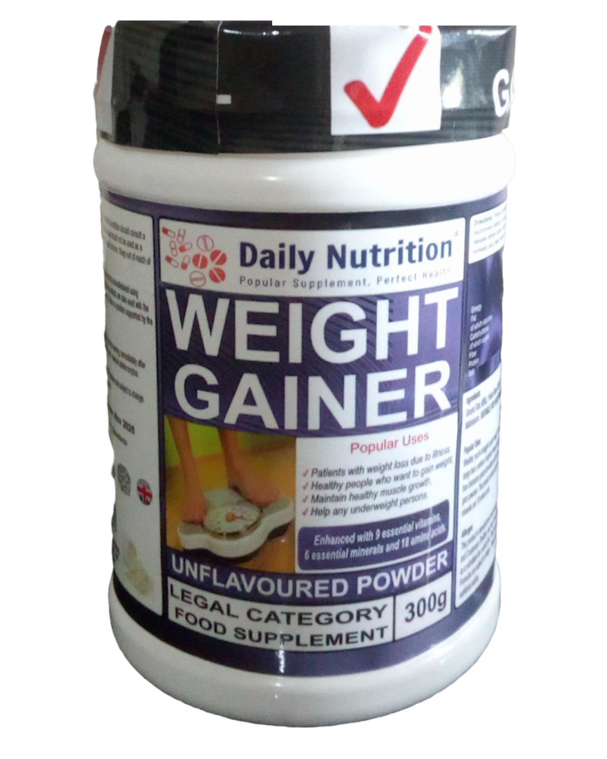 Daily Nutriotion Weight Gainer Plain Powder 300g