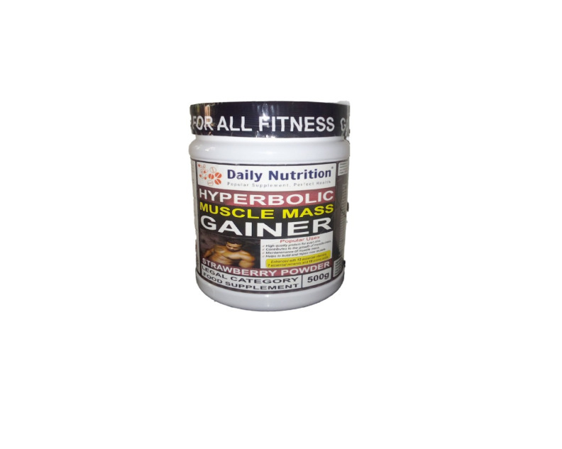 Hyperbolic Muscle Mass Gainer - Strawberry 500g