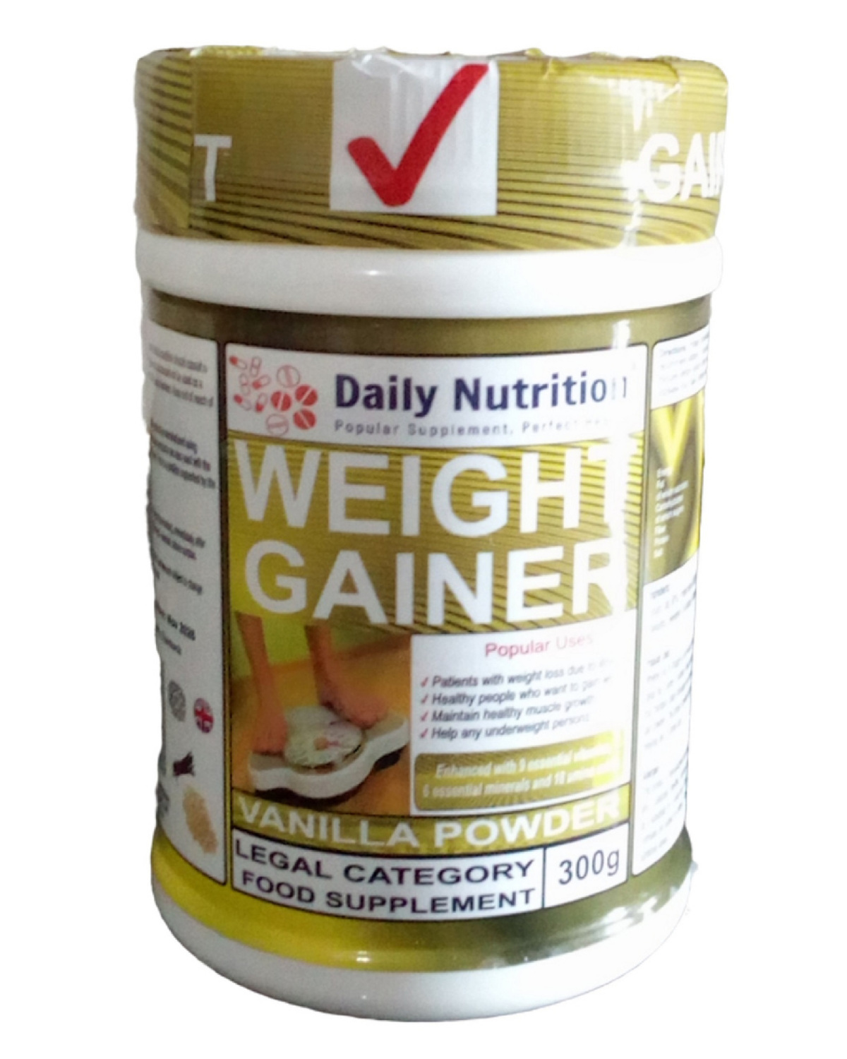 Daily Nutrition Weight Gainer Vanilla Powder 300g